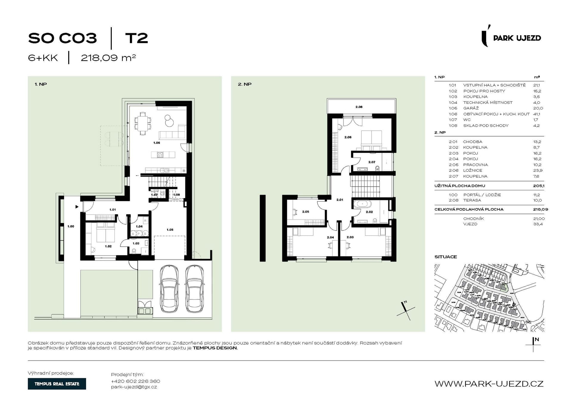 Prodej vily SO 28, 218 m², pozemek 469m² - Praha - Újezd u Průhonic — fotografie 19