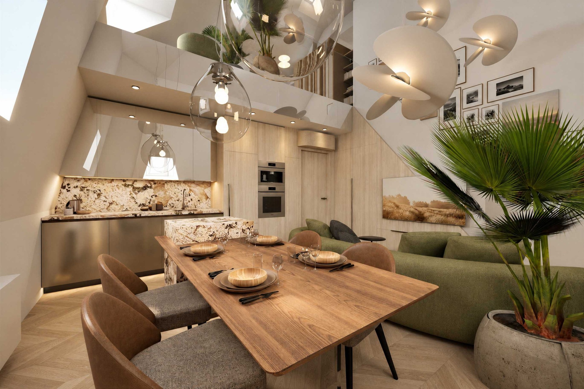 Prodej bytu 2+kk v projektu Pernerova 31, 56 m², Praha 8 - Karlín — fotografie 3