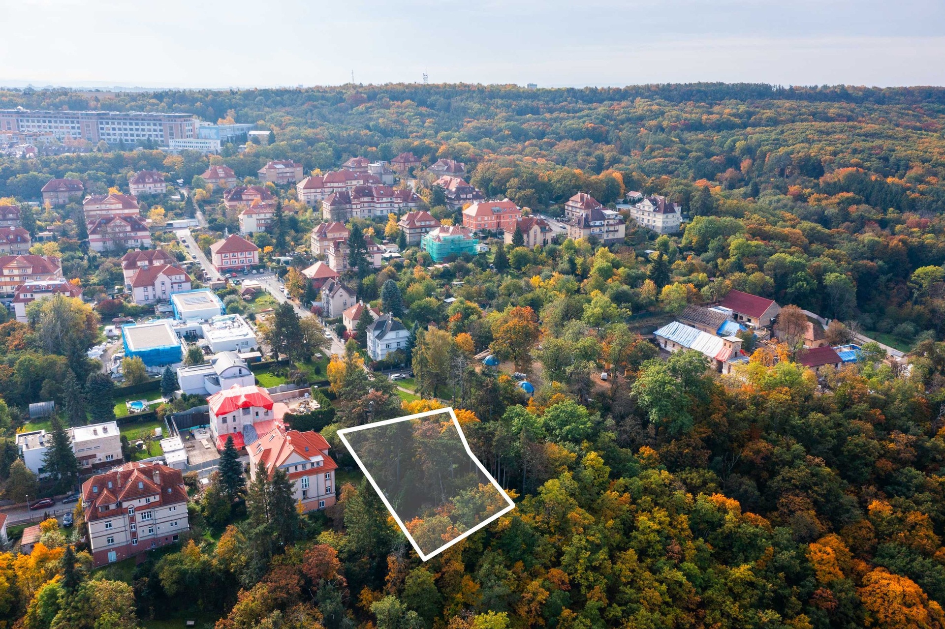 Prodej exkluzivního pozemku se stavebním povolením, 1 429 m², Praha 5 - Košíře — fotografie 11