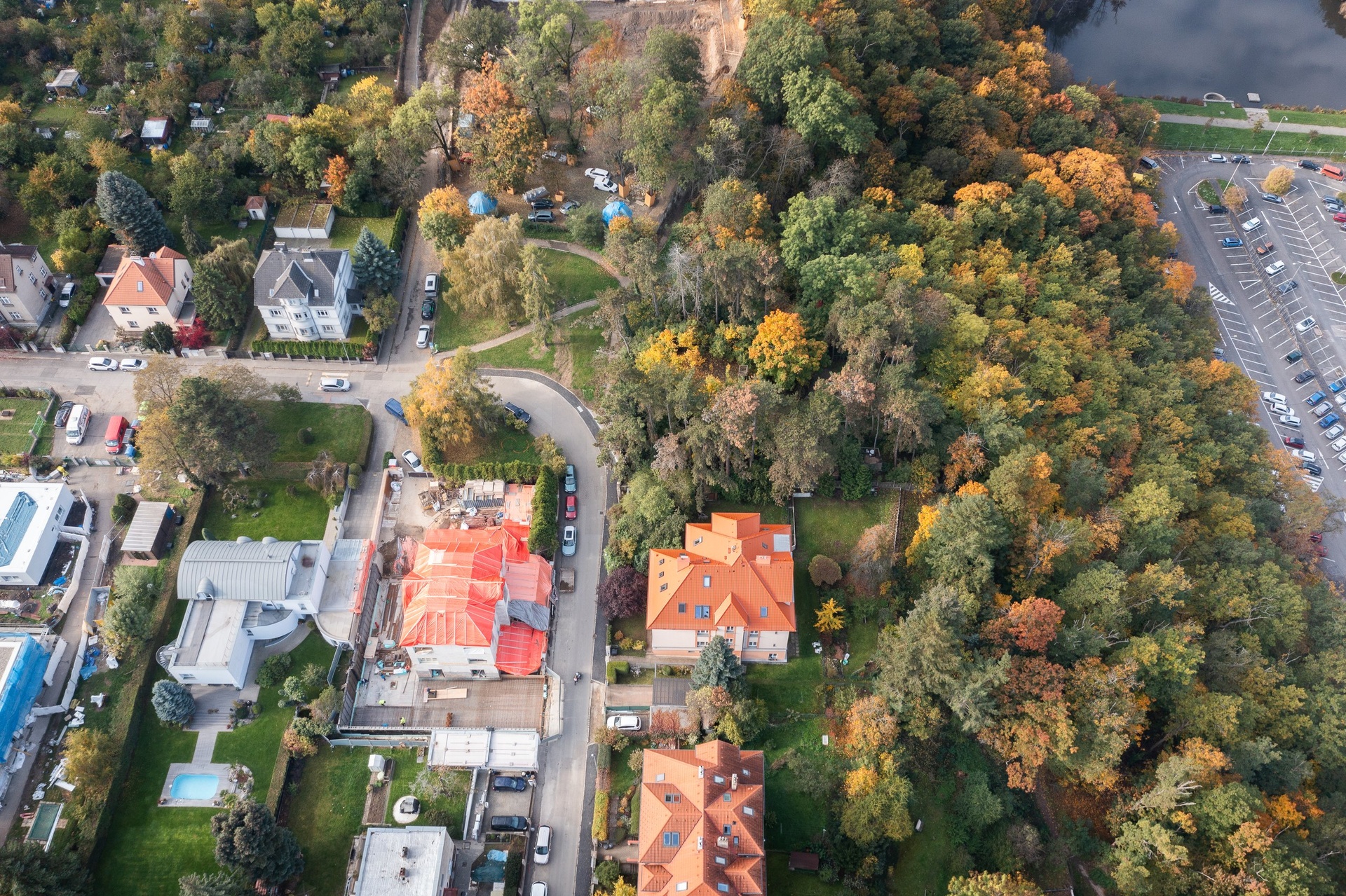 Prodej exkluzivního pozemku se stavebním povolením, 1 429 m², Praha 5 - Košíře — fotografie 6