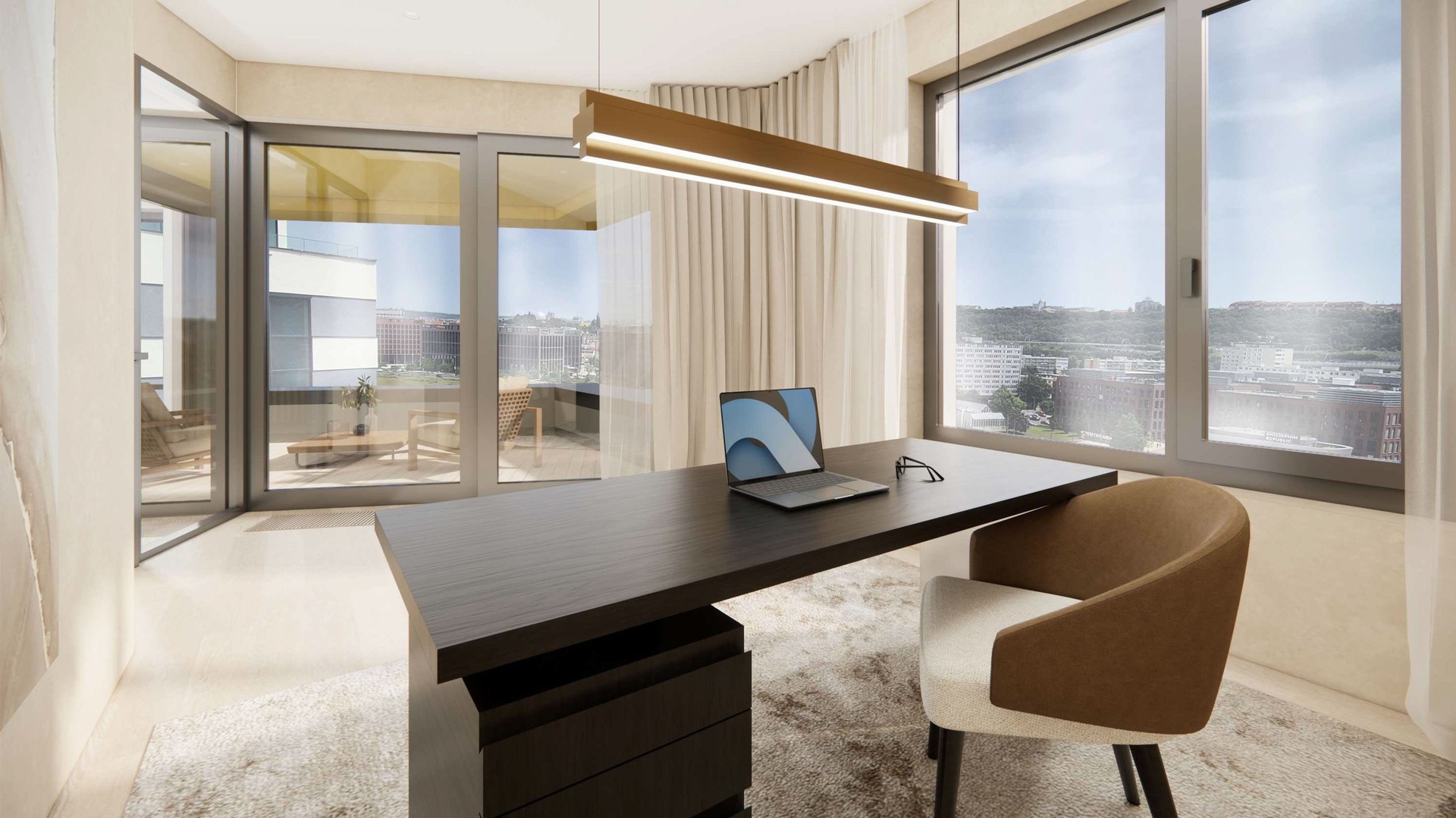 Prodej exkluzivního penthousu, 352 m², Praha 8 - Karlín — fotografie 13