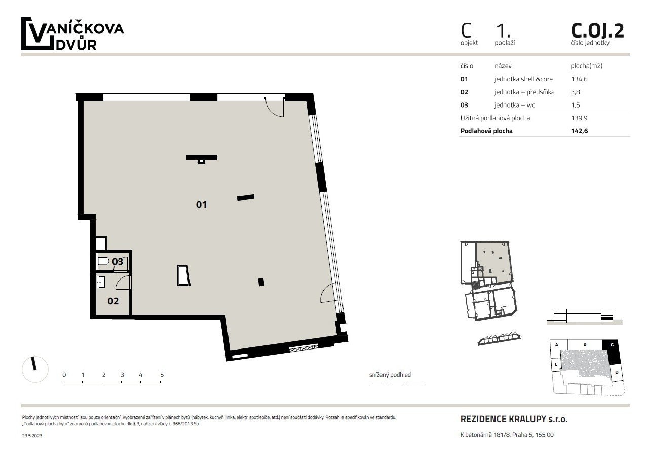 Pronájem obchodního prostoru, 143 m², Kralupy nad Vltavou — fotografie 12