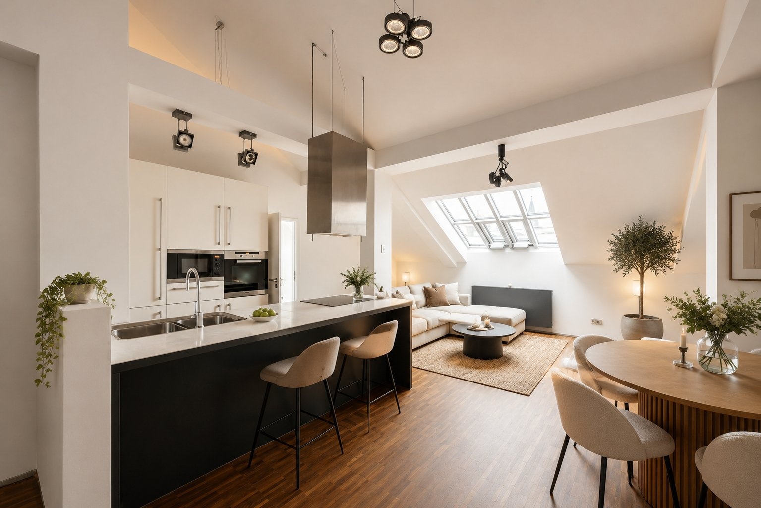 Prodej exkluzivního střešního bytu 3+kk, 113 m², Praha 1 - Nové Město