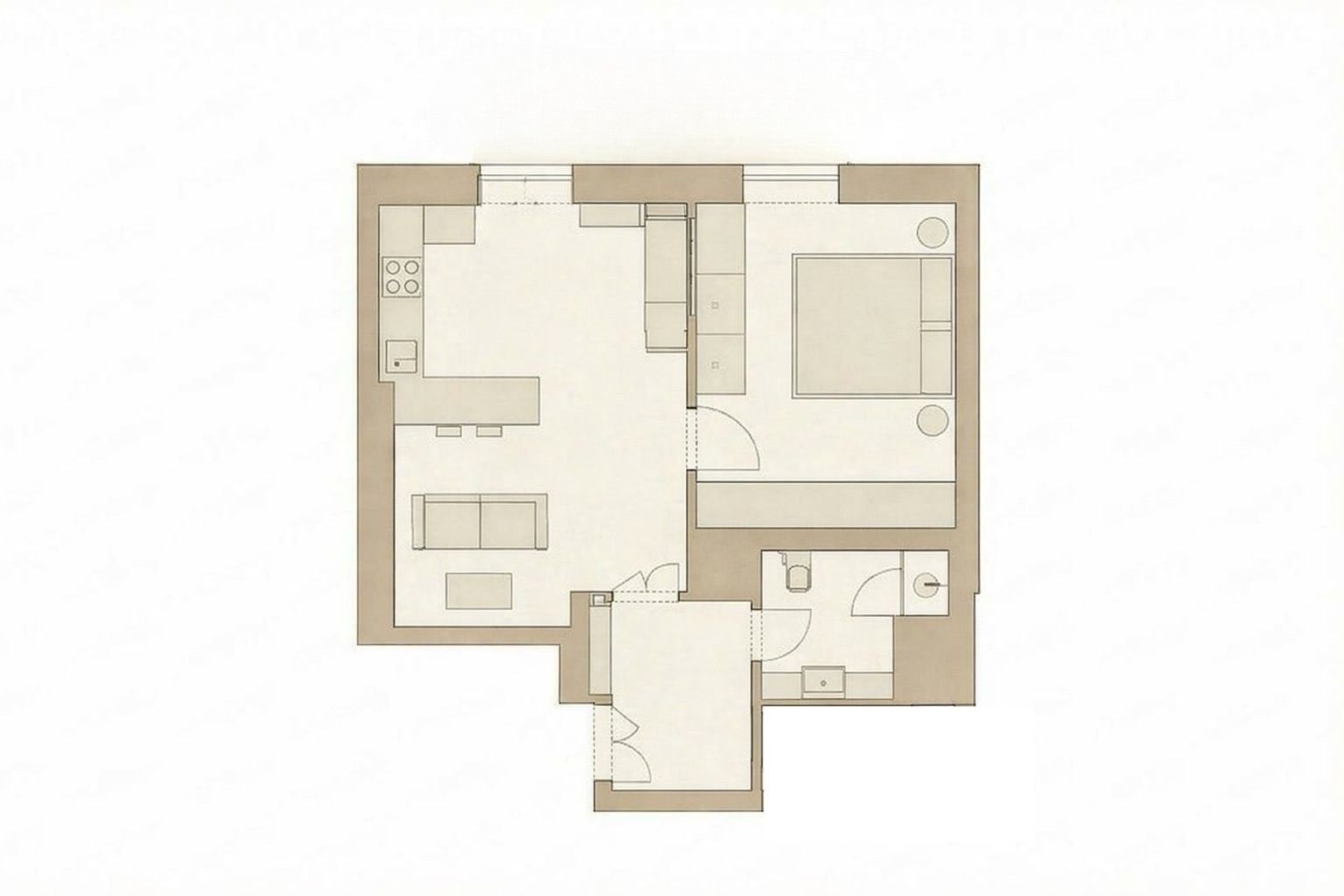 Prodej bytu 2+kk po rekonstrukci, 50 m², Praha 2 - Vinohrady — fotografie 6