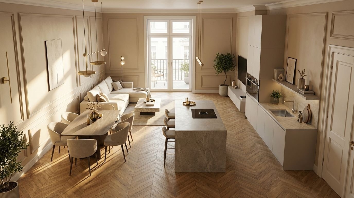 Prodej bytu 4+kk po rekonstrukci, 110 m², Praha 3 - Vinohrady