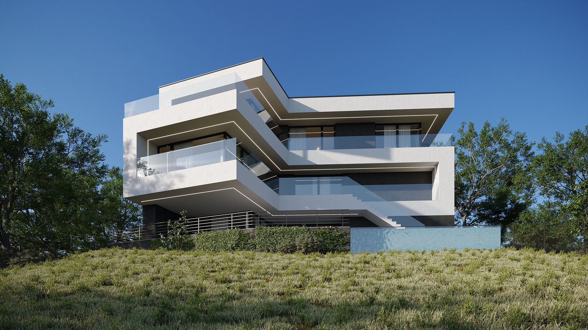 Prodej stavebního pozemku se stavebním povolením, 1 211 m², Zdiby — fotografie 2