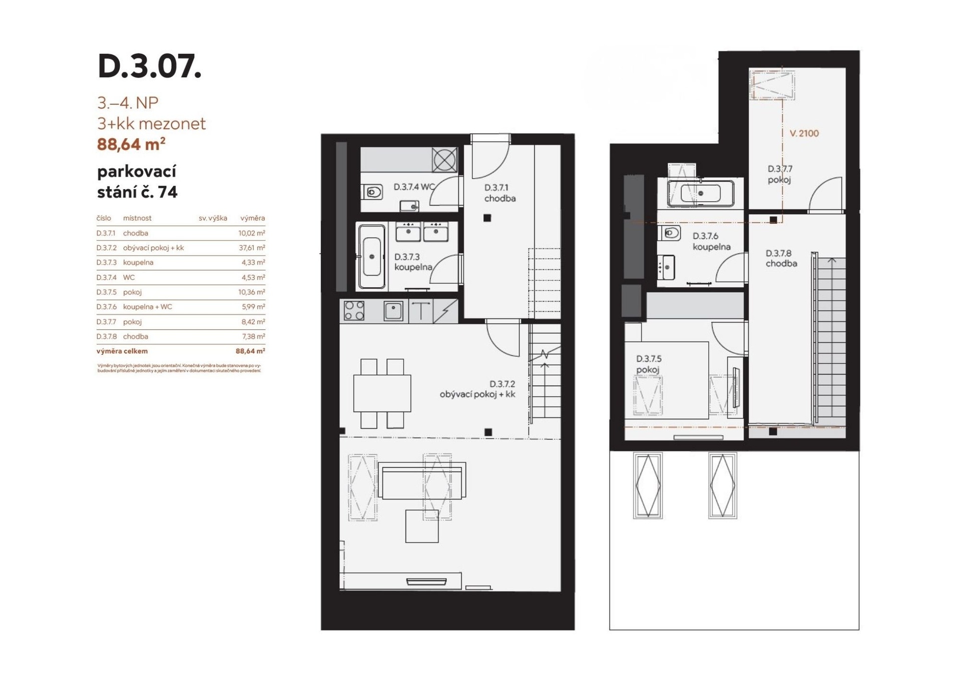 Prodej bytu 3+kk v Rezidenci Nuselský pivovar, 88 m², Praha 4 - Nusle — fotografie 7