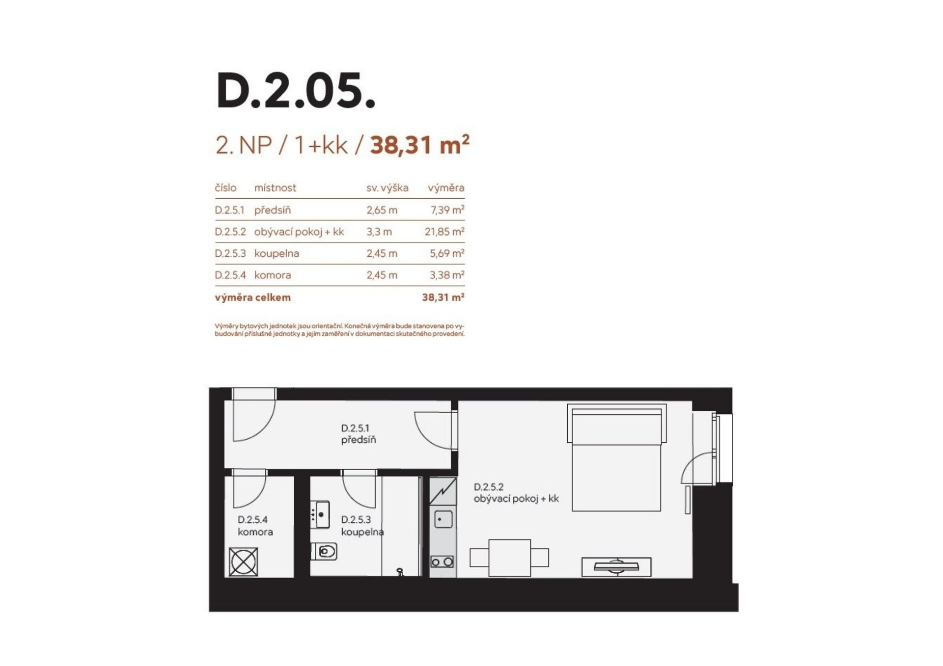 Prodej bytu 1+kk v Rezidenci Nuselský pivovar, 38 m², Praha 4 - Nusle — fotografie 6