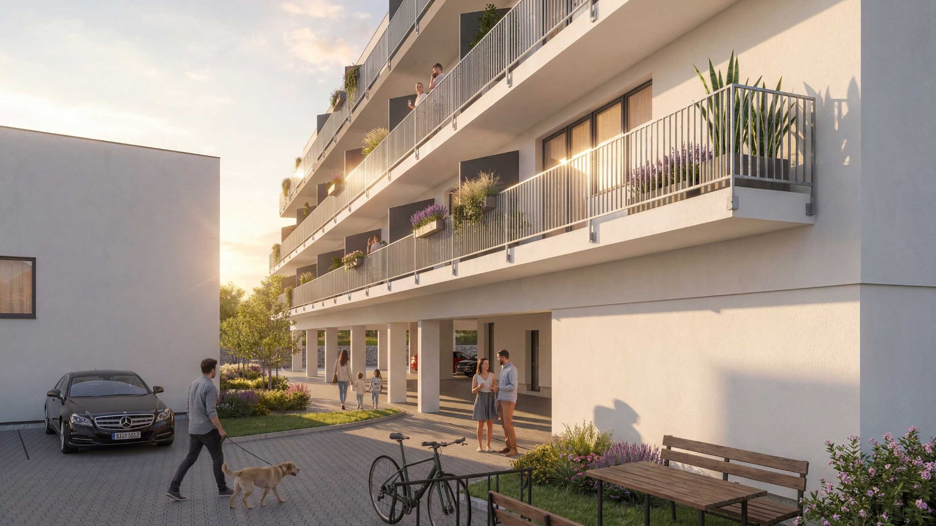 Prodej bytu 3+kk v projektu Linie Uhříněves, 70 m², Praha 10 - Uhříněves — fotografie 9