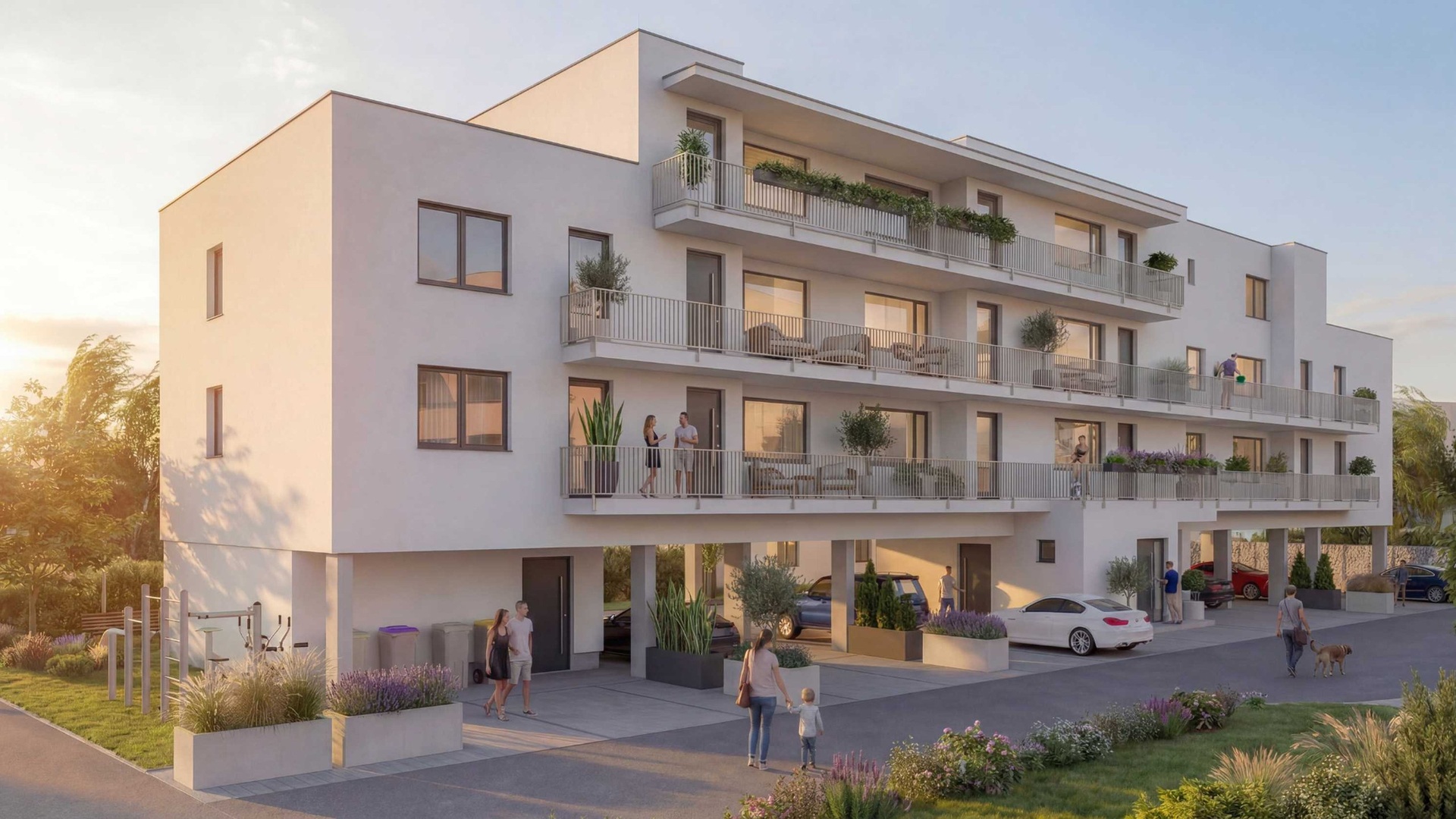 Prodej bytu 3+kk v projektu Linie Uhříněves, 70 m², Praha 10 - Uhříněves — fotografie 2