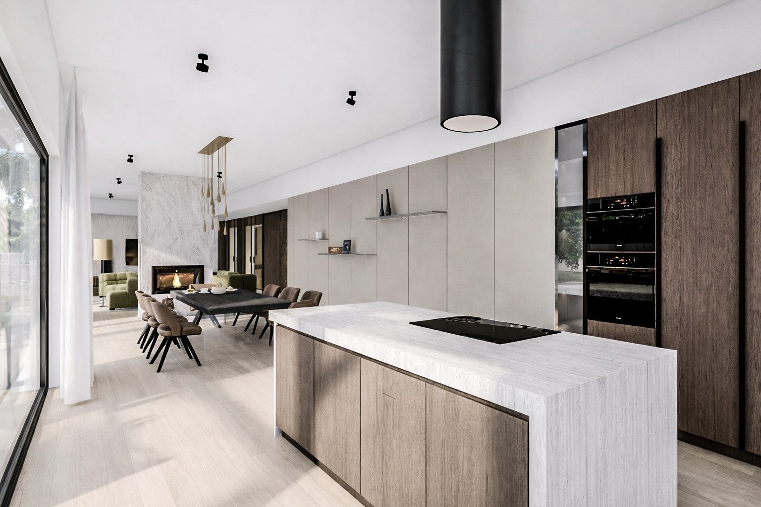 Prodej novostavby rodinného viladomu, 310 m², s pozemkem 1372 m2 , Praha 6 — fotografie 2
