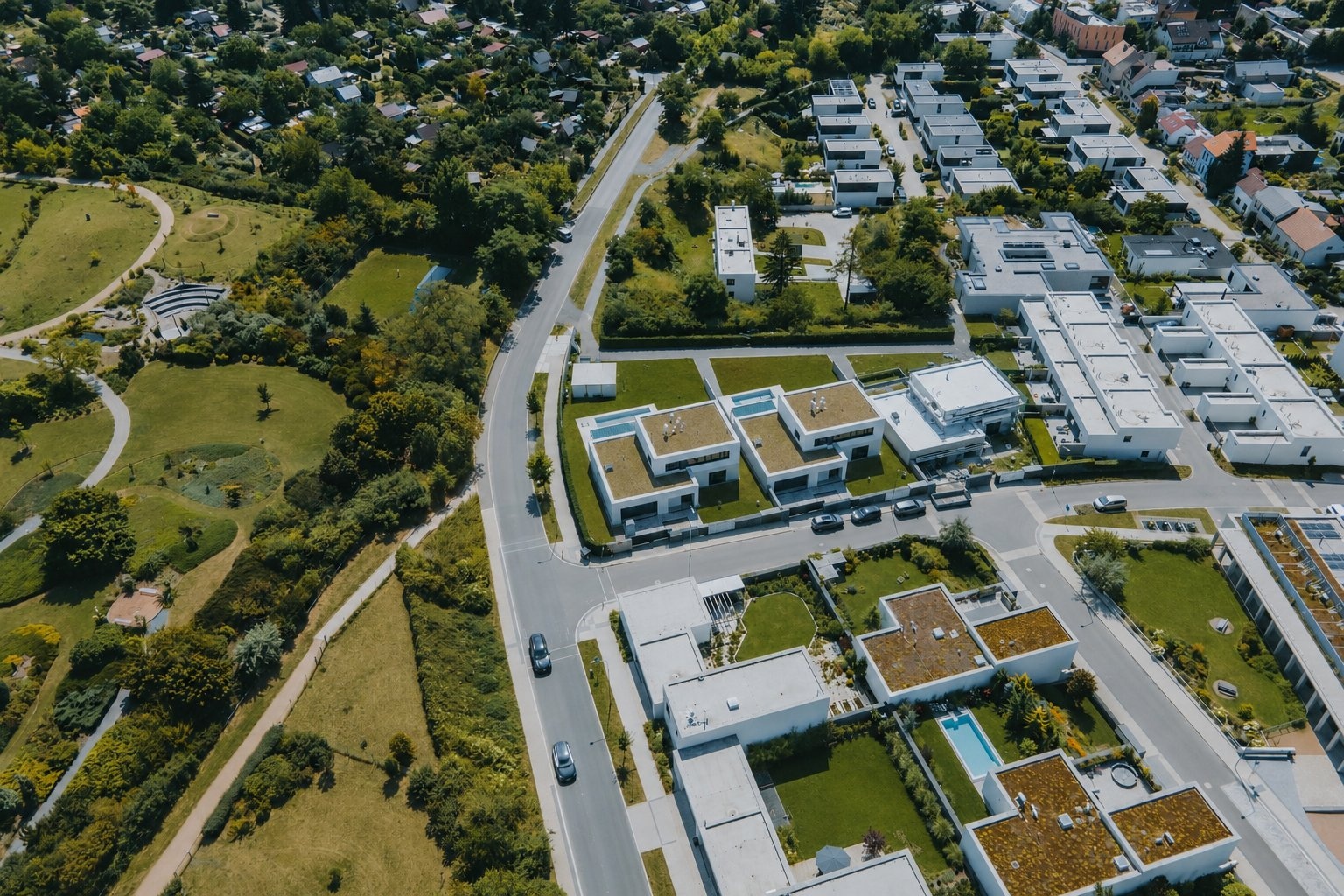 Prodej novostavby rodinného viladomu 310 m² a s pozemkem 1162 m2, Praha 6 — fotografie 10