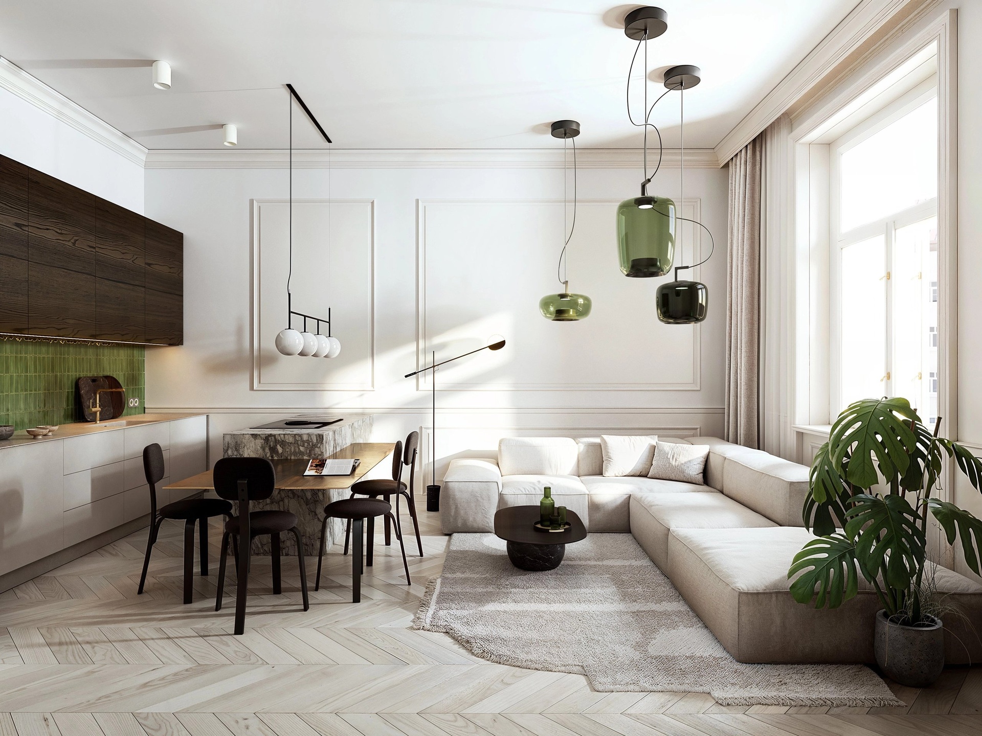 Prodej elegantního bytu 2+kk, 59 m², Praha 4 - Nusle