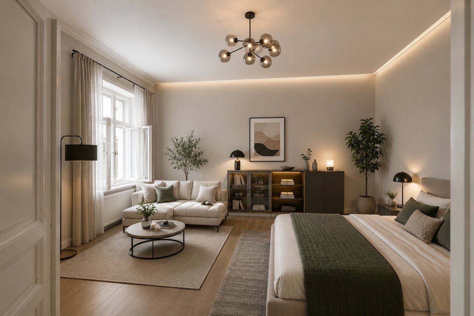 Prodej světlého bytu 3+1, 95 m², Praha 8 - Karlín — fotografie 4