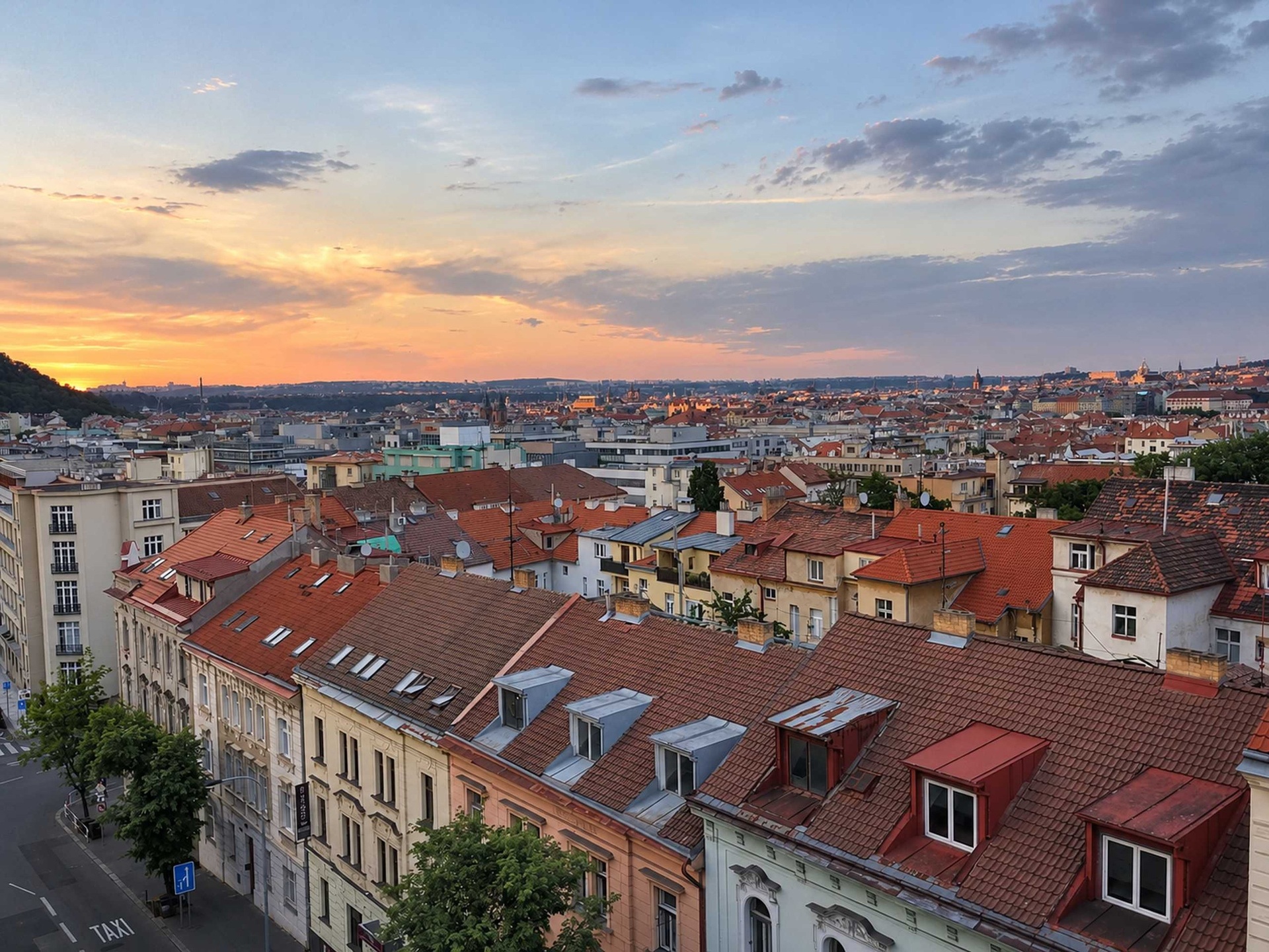 Pronájem bytu 2+kk s terasou, 49 m², Praha 5 - Smíchov — fotografie 11